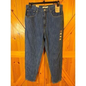 Levis 80s Mom Jeans 32 X 30 High Rise Relaxed Tapered Leg Denim Blue Womens Pant
